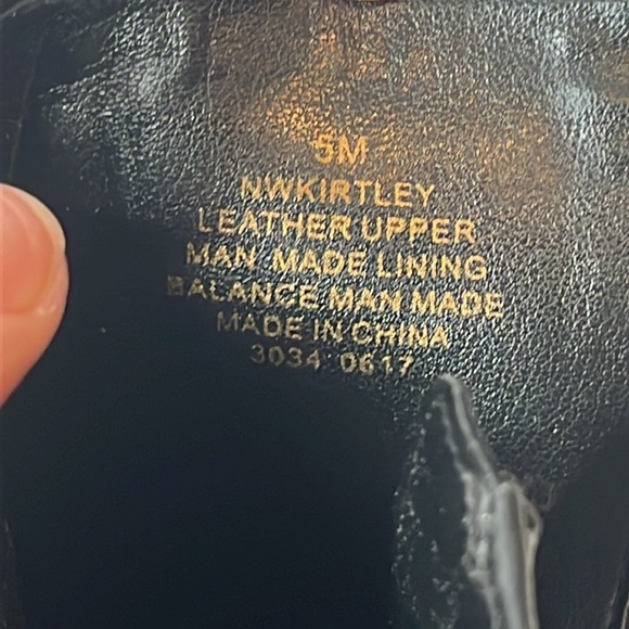 NWT Nine West Womens Black Kirtley Heeled Ankle Boot Shoe Size 5M - Picture 9 of 10